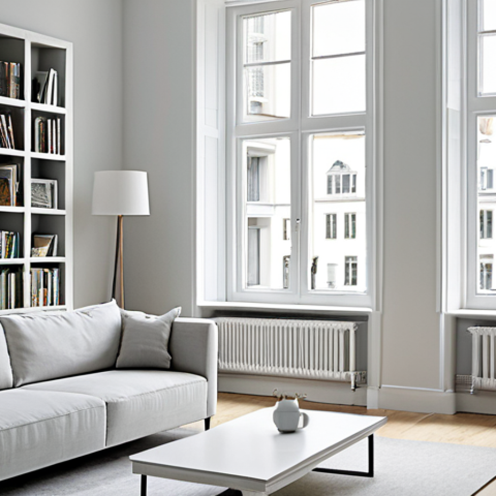 실내건축 업무 사례 공유 - Minimalist Living Room**
"A bright and airy minimalist living room with a calming color palette of ...