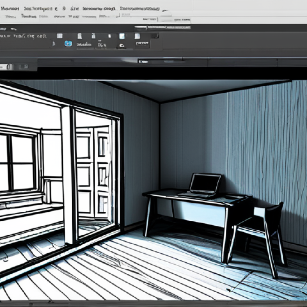 실내건축 실습 중 자주 실수하는 부분 - **Image Prompt 1: The Frantic Night of Redoing Flawed Blueprints**
A highly detailed, realistic ...