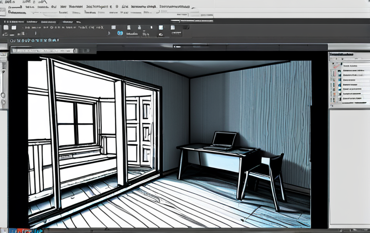 실내건축 실습 중 자주 실수하는 부분 - **Image Prompt 1: The Frantic Night of Redoing Flawed Blueprints**
A highly detailed, realistic ...