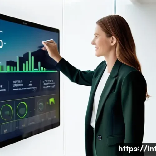 Home 32 실내건축 포트폴리오 개선 사례 - **"A modern, minimalist interior design studio at dusk. A professional female interior designer, dre...