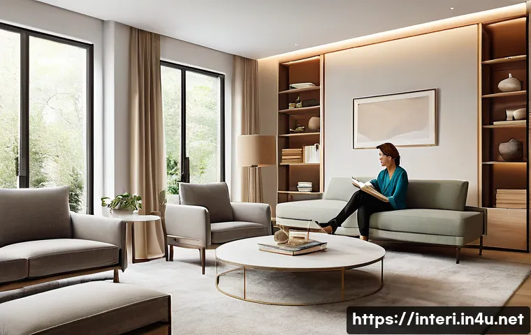 실내건축 자격증 취득 후의 커리어 패스 - **Prompt 1: Innovative Interior Design Presentation**
    A confident, elegantly dressed female inte...